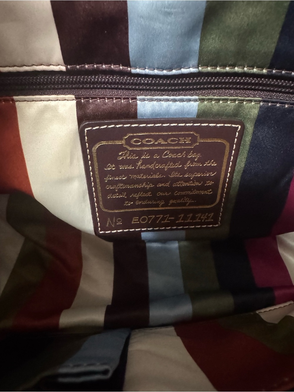 Vintage Coach Legacy Leigh purse - Picture 7 of 7